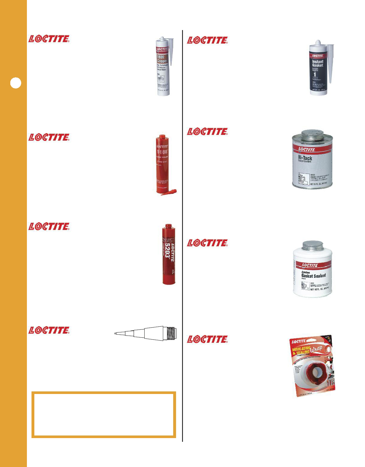 LOCTITE Gasket Sealant: 518, 10.14 fl oz, Red